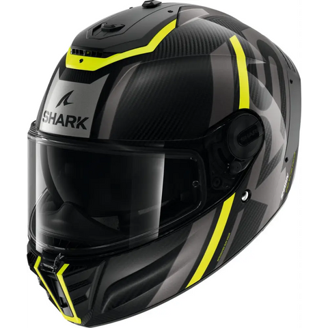 Casco Shark Spartan RS Carbon Shawn Matt Black/Yellow
