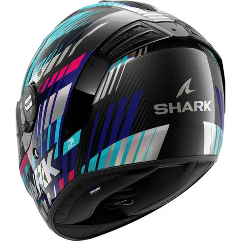 Casco Shark Spartan RS Carbon Vibetrack Green Chrom