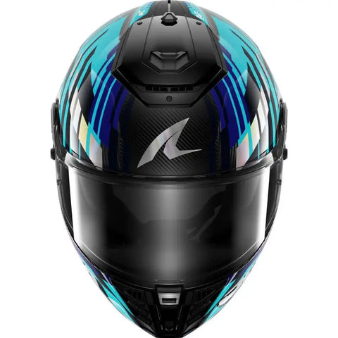 Casco Shark Spartan RS Carbon Vibetrack Green Chrom