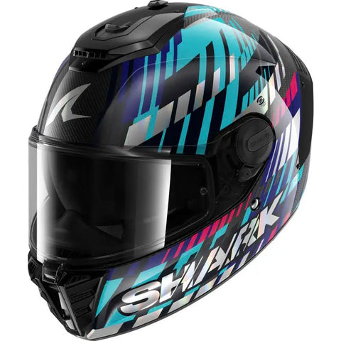 Casco Shark Spartan RS Carbon Vibetrack Green Chrom