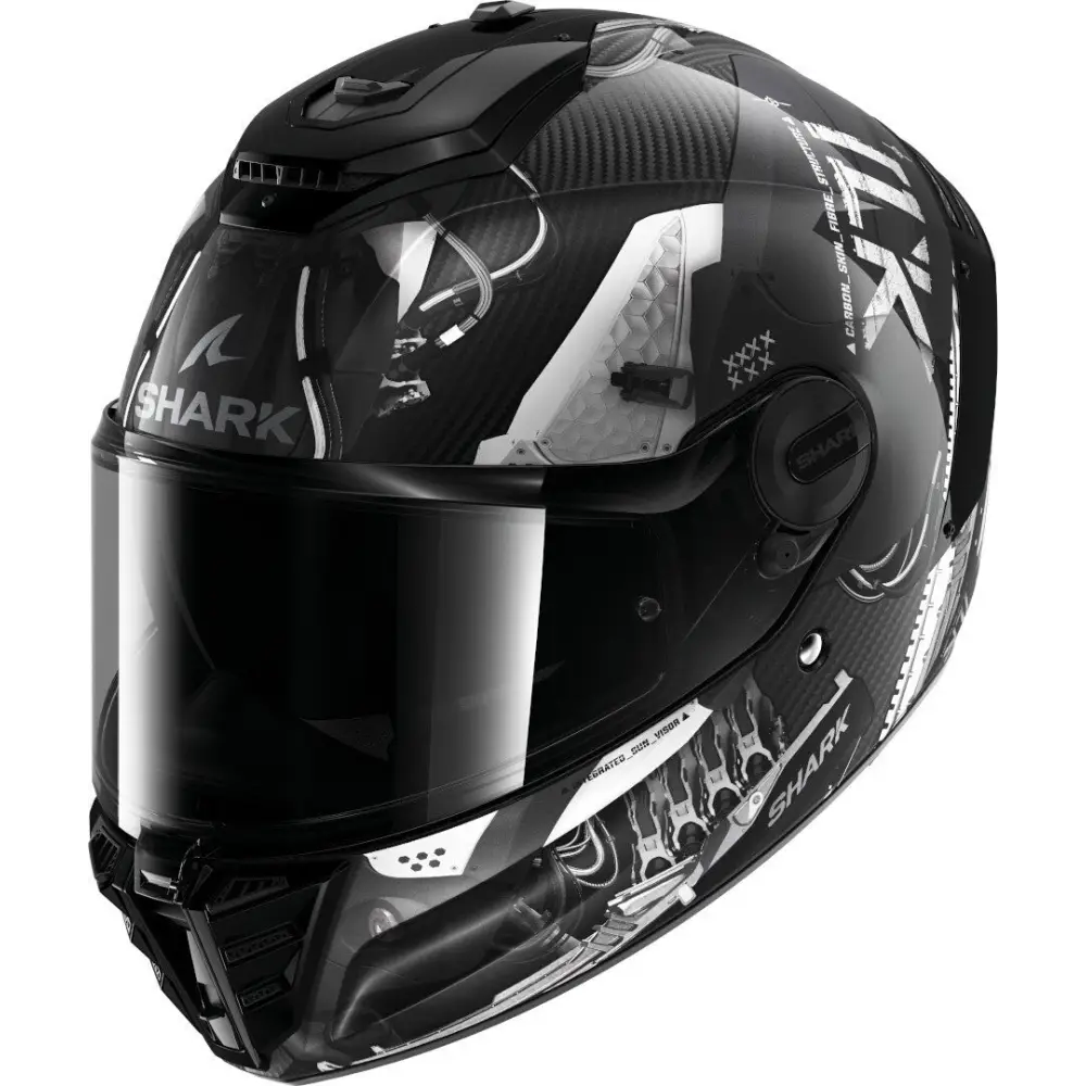 Casco Shark Spartan RS Carbon Xbot Black/Anthracite/Silver