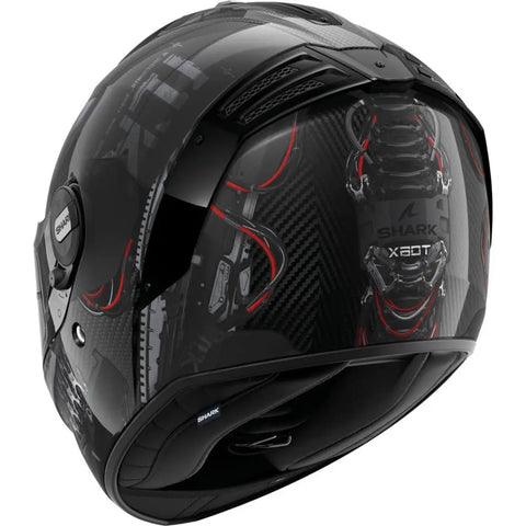 Casco Shark Spartan RS Carbon Xbot Black/Grey/Red