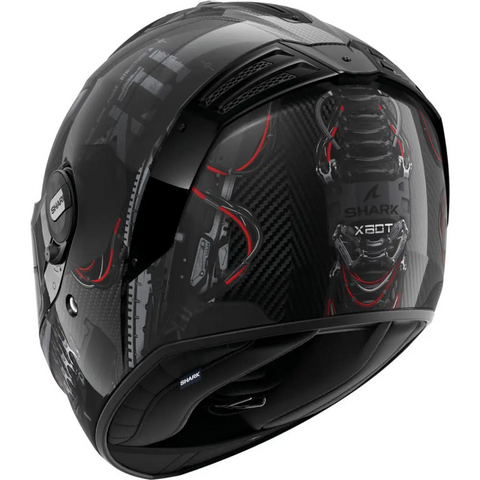 Casco Shark Spartan RS Carbon Xbot Black/Grey/Red