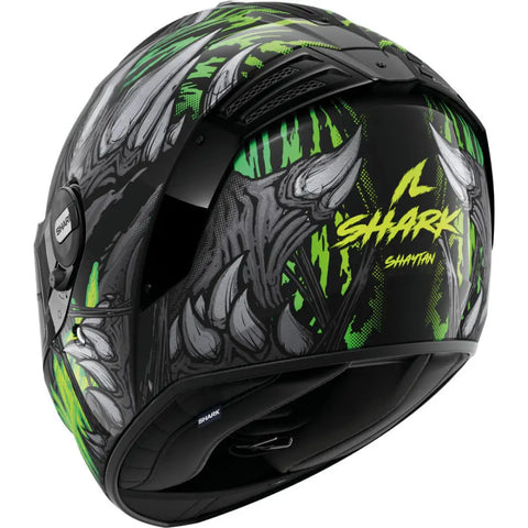 Casco Shark Spartan RS Shaytan Black/Green/Grey