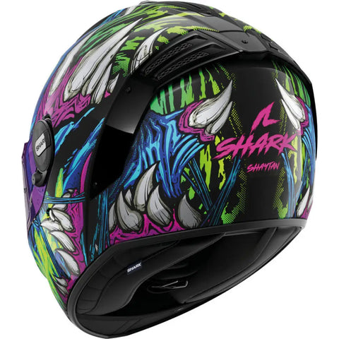 Casco Shark Spartan RS Shaytan Black/Green/Purple