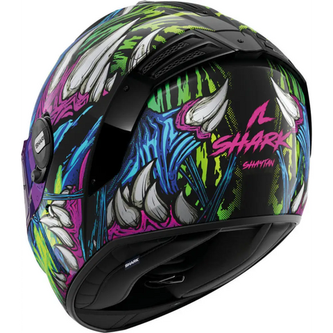 Casco Shark Spartan RS Shaytan Black/Green/Purple