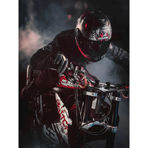 Casco Shark Spartan RS Shaytan Black/Red/Grey