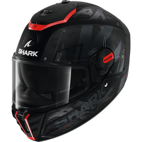 Casco Shark Spartan RS Stingrey Matt Black/Anthracite/Red