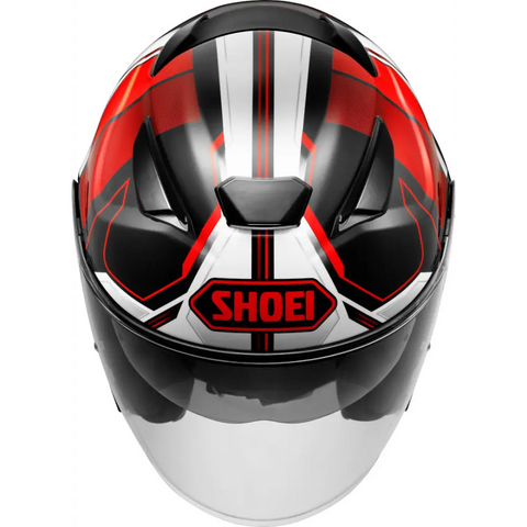 Casco Shoei J-Cruise 3 Whizzy TC-1 Black/Red/White