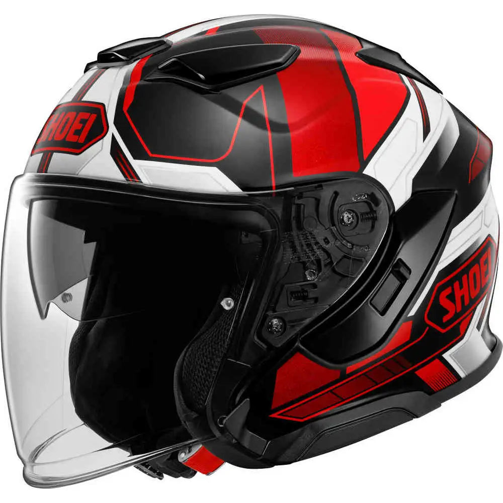 Casco Shoei J-Cruise 3 Whizzy TC-1 Black/Red/White
