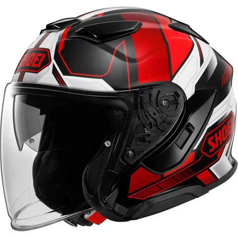 Casco Shoei J-Cruise 3 Whizzy TC-1 Black/Red/White
