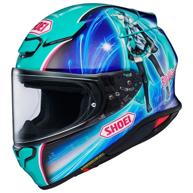 Casco Shoei RF-1400 Hatsune Miku TC-4