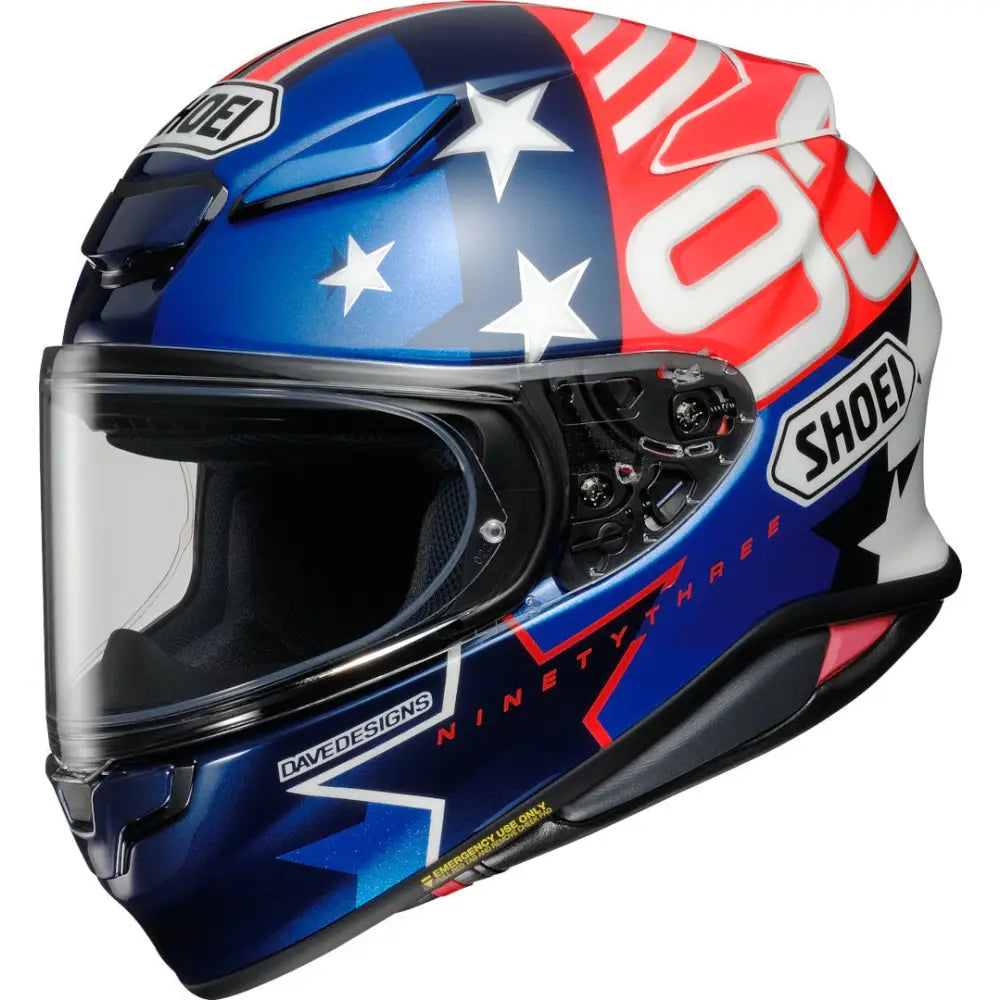 Casco Shoei RF-1400 Marquez American Spirit TC-10
