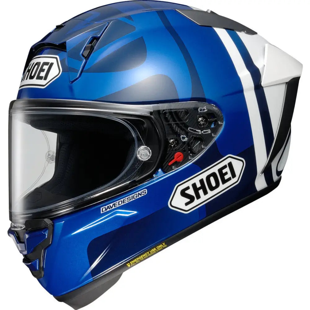 Casco Shoei X-Fifteen A. Marquez 73 V2 TC-2 Blue/Dark Blue/White