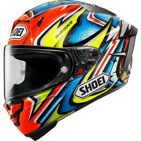 Casco Shoei X-Fifteen Daijiro TC-1 Red/Yellow