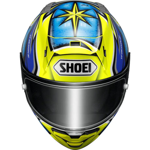 Casco Shoei X-Fifteen Daijiro TC-3 Blue/Yellow