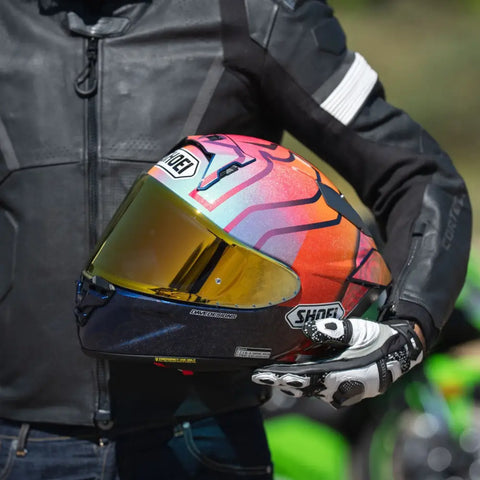 Casco Shoei X-Fifteen Marquez Holi TC-1