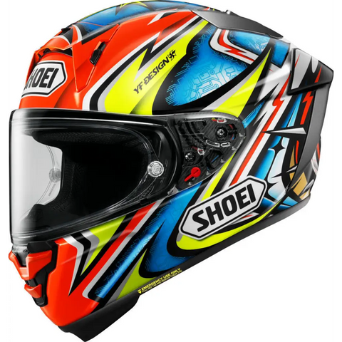 Casco Shoei X-Fifteen Daijiro TC-1 Red/Yellow