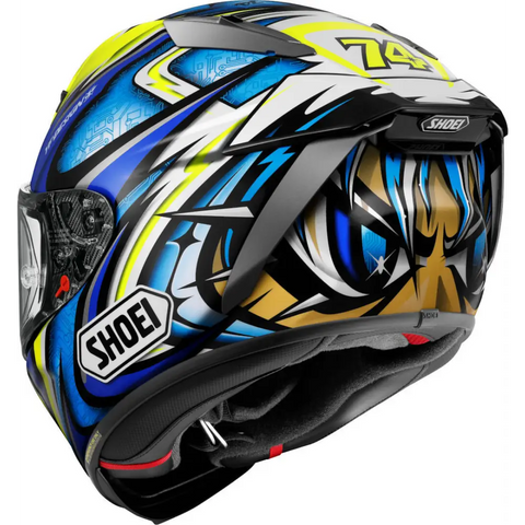 Casco Shoei X-Fifteen Daijiro TC-3 Blue/Yellow