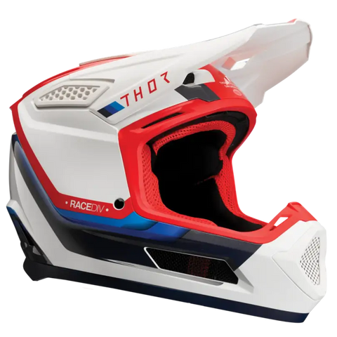 Casco Thor Fleet Defy White/Red/Blue
