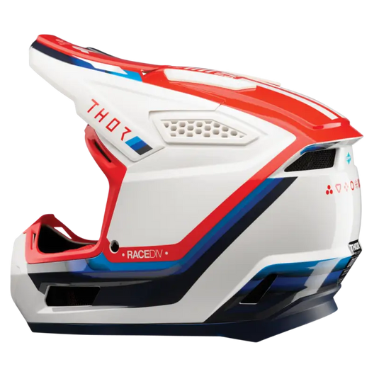 Casco Thor Fleet Defy White/Red/Blue