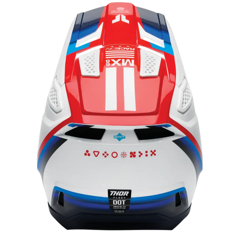 Casco Thor Fleet Defy White/Red/Blue