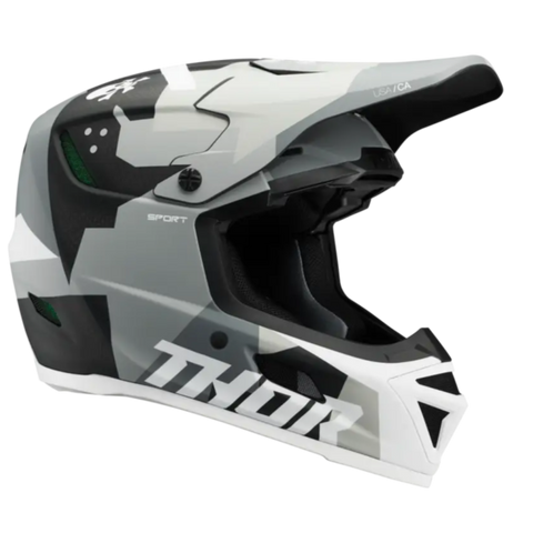 Casco Thor Reflex Sport Carbon Brave Gray/White