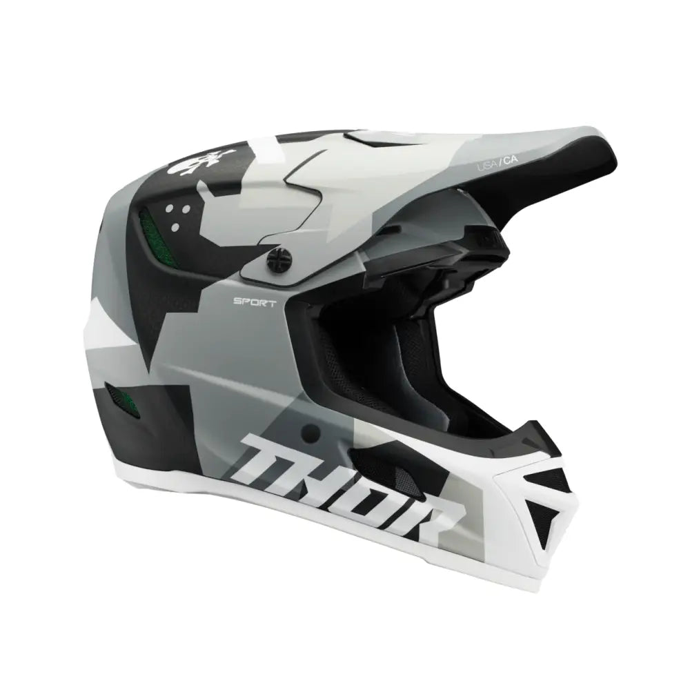 Casco Thor Reflex Sport Carbon Brave Gray/White