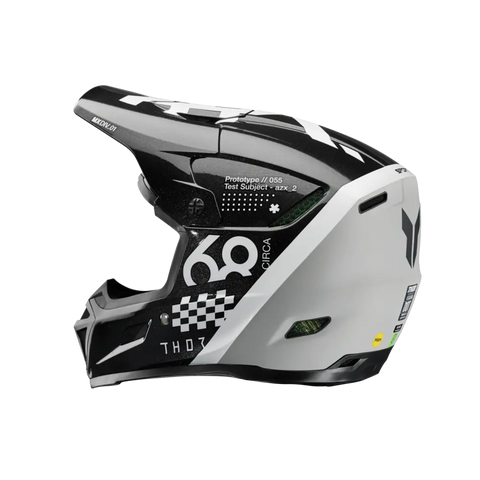 Casco Thor Reflex Sport Riot Black/White