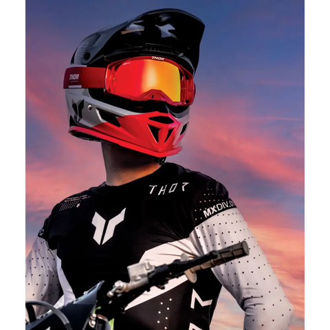 Casco Thor Reflex Sport Strike Black/Red