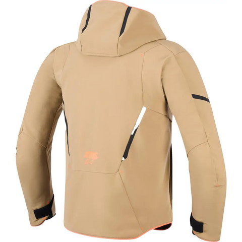 Chamarra Alpinestars Aeroshell WP Dark Khaki/Black/Orange Fluo