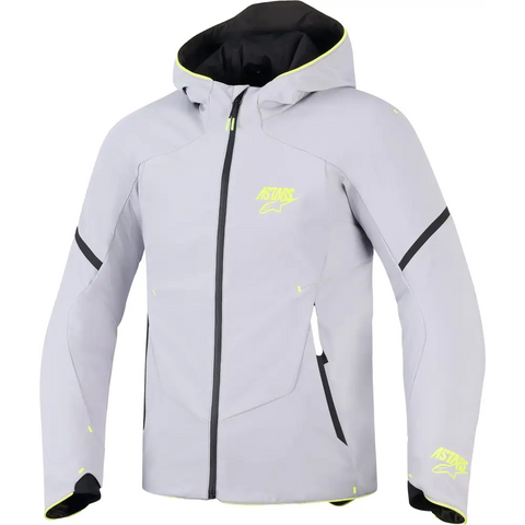 Chamarra Alpinestars Aeroshell WP Mid Gray/Yellow Fluo