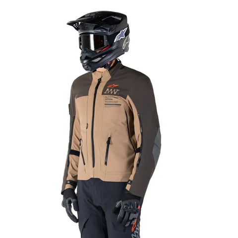 Chamarra Alpinestars AMT-8 Stretch Drystar XF Dark Brown/Dark Khaki