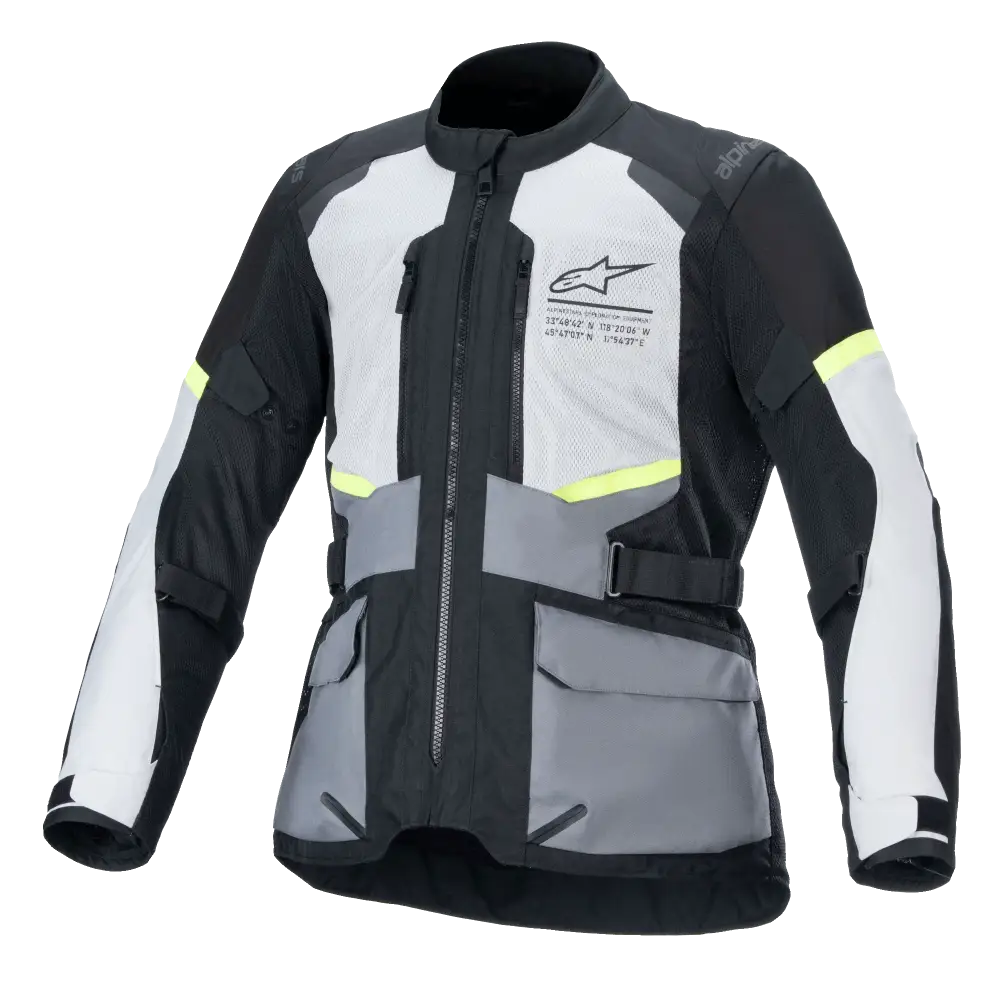 Chamarra Alpinestars Andes Air Drystar® Ice Grey/Dark Grey/Black