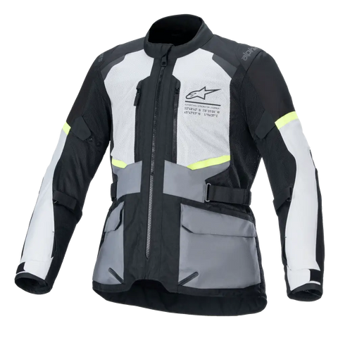 Chamarra Alpinestars Andes Air Drystar® Ice Grey/Dark Grey/Black
