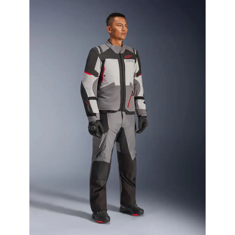 Chamarra Alpinestars Andes v4 Drystar® Dark Gray/Ice Gray/Black/Bright Red