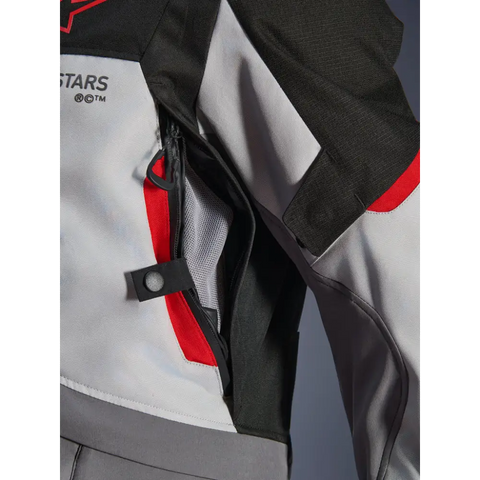 Chamarra Alpinestars Andes v4 Drystar® Dark Gray/Ice Gray/Black/Bright Red