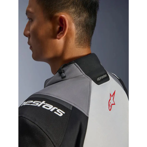 Chamarra Alpinestars Andes v4 Drystar® Dark Gray/Ice Gray/Black/Bright Red