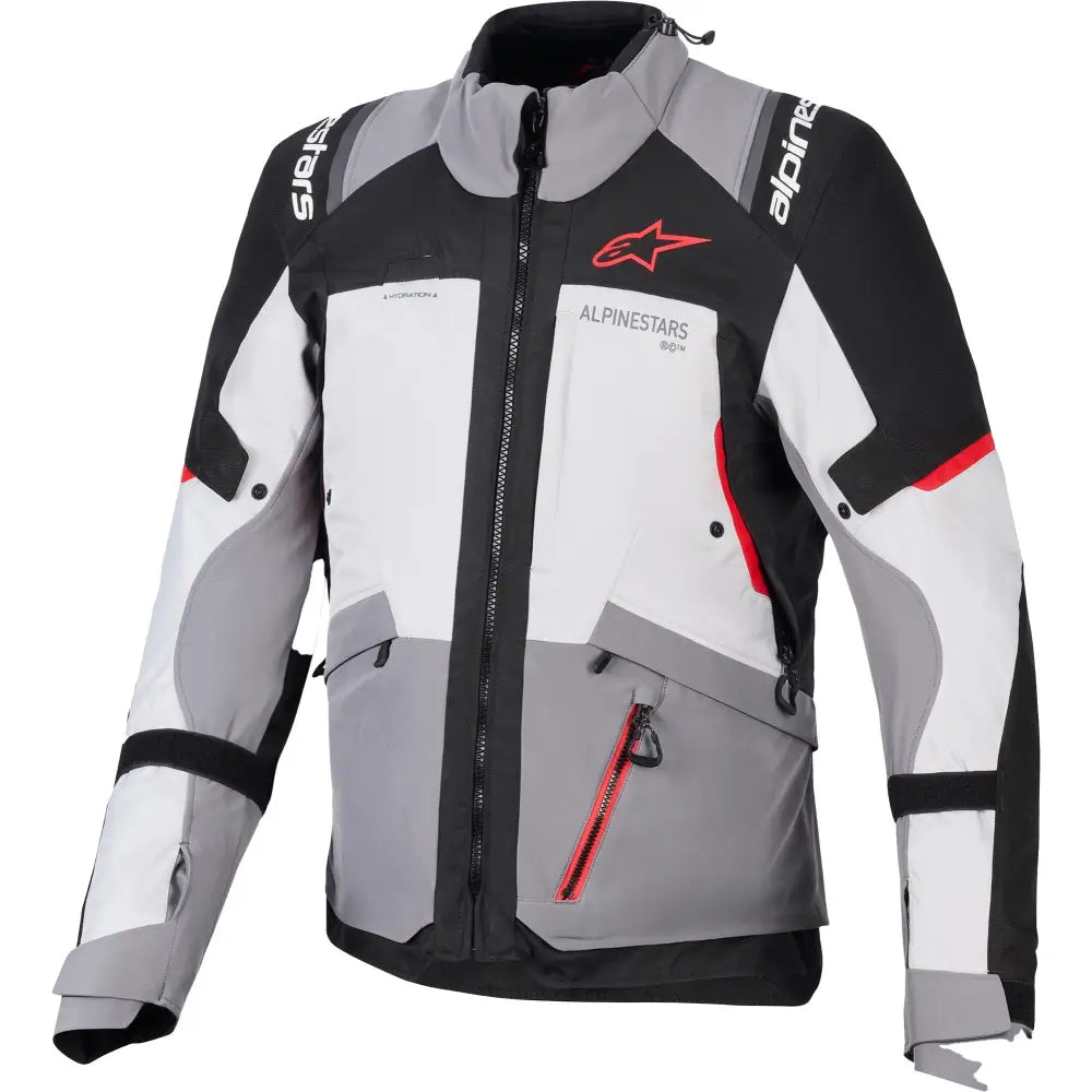 Chamarra Alpinestars Andes v4 Drystar® Dark Gray/Ice Gray/Black/Bright Red
