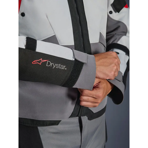 Chamarra Alpinestars Andes v4 Drystar® Dark Gray/Ice Gray/Black/Bright Red