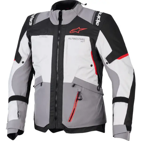 Chamarra Alpinestars Andes v4 Drystar® Dark Gray/Ice Gray/Black/Bright Red