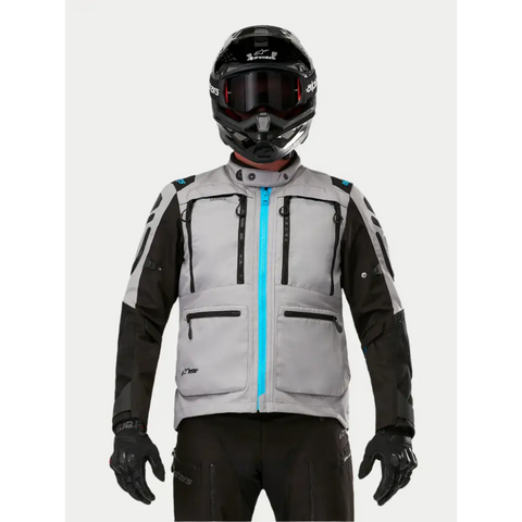 Chamarra Alpinestars Ardent 3In1 Adventure Touring Grey Black/Light Blue