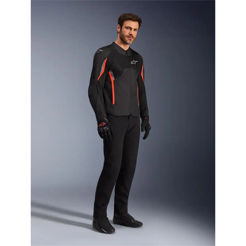Chamarra Alpinestars AST V3 Air Black/Dark Gray/Red Fluo