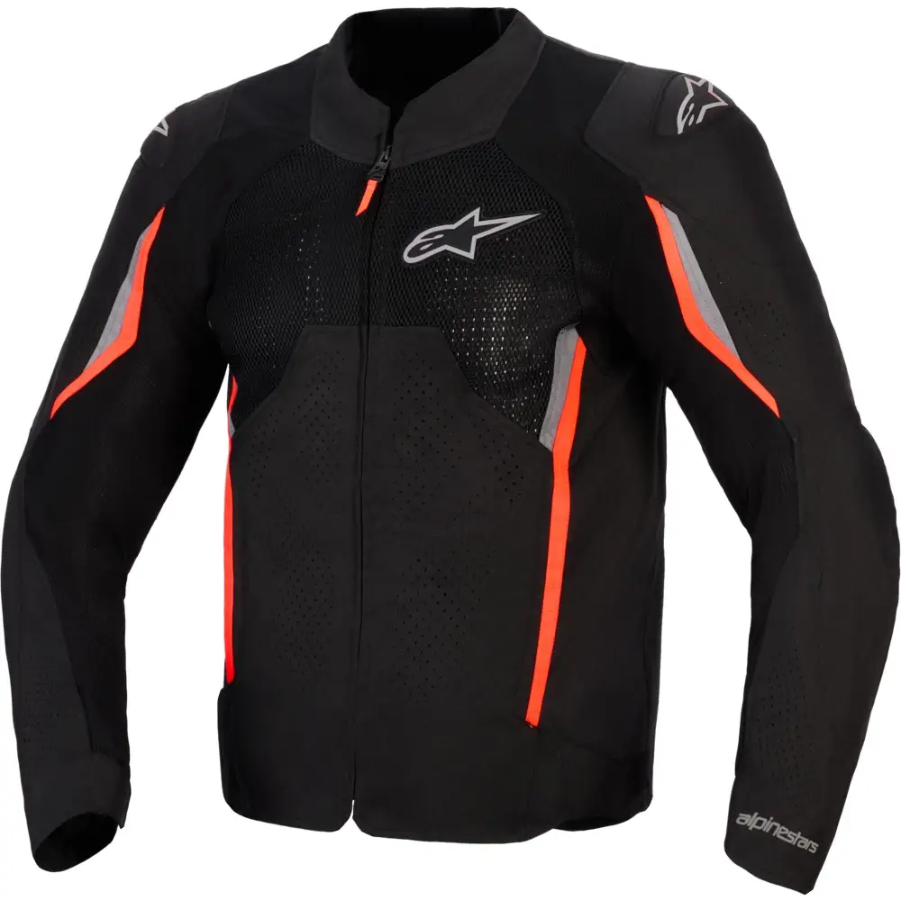 Chamarra Alpinestars AST V3 Air Black/Dark Gray/Red Fluo