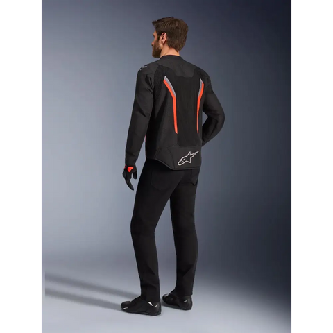 Chamarra Alpinestars AST V3 Air Black/Dark Gray/Red Fluo