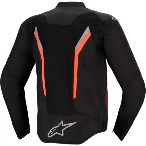 Chamarra Alpinestars AST V3 Air Black/Dark Gray/Red Fluo