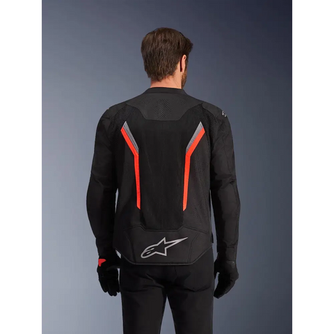 Chamarra Alpinestars AST V3 Air Black/Dark Gray/Red Fluo