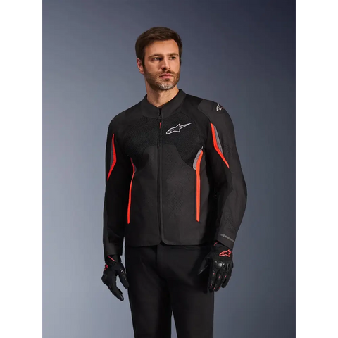 Chamarra Alpinestars AST V3 Air Black/Dark Gray/Red Fluo