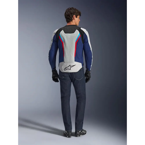 Chamarra Alpinestars AST V3 Air Silver/Deep Blue/Bright Red