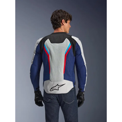 Chamarra Alpinestars AST V3 Air Silver/Deep Blue/Bright Red